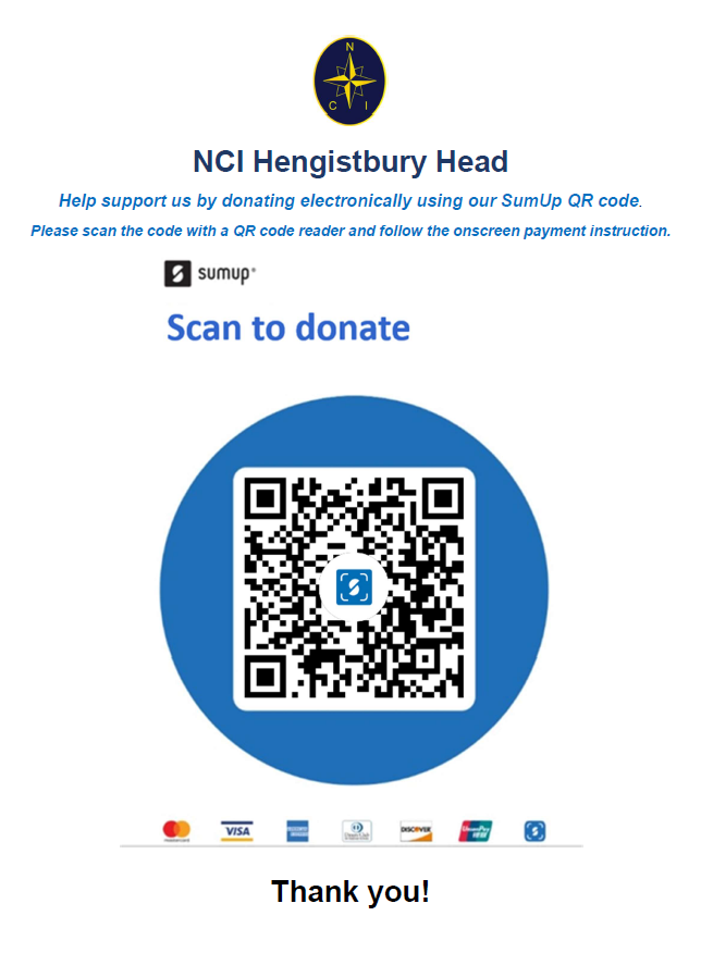 NCI Hengistbury Head Sumpup QR code poster
