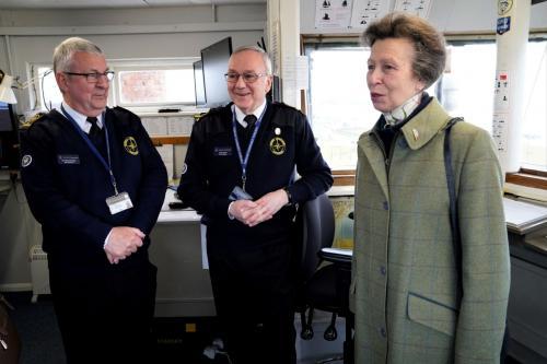 HRH Our Royal Patron visits NCI Felixstowe