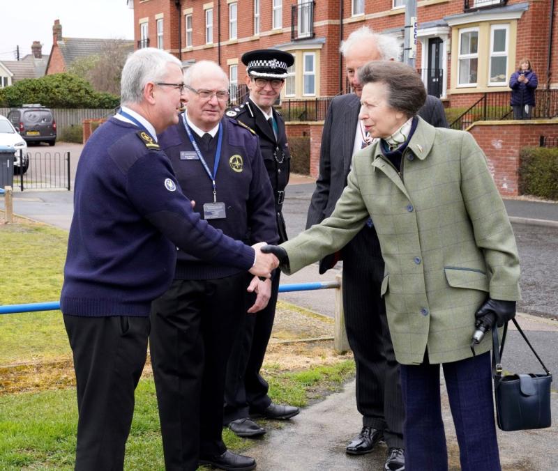 HRH Our Royal Patron visits NCI Felxistowe