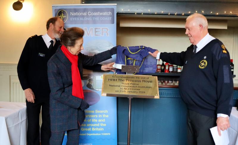 HRH The Princess Royal visits NCI Cromer