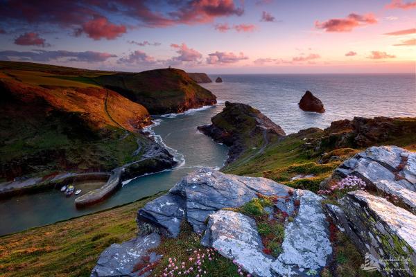 NCI Boscastle in the distance