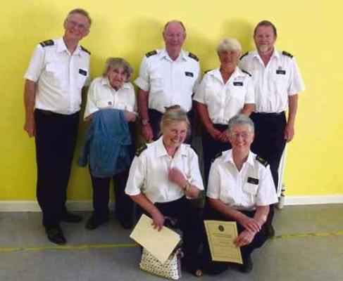 NCI Boscastle team receive Long Service Awards