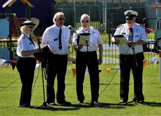 NCI Caister singers at Caister Carnival