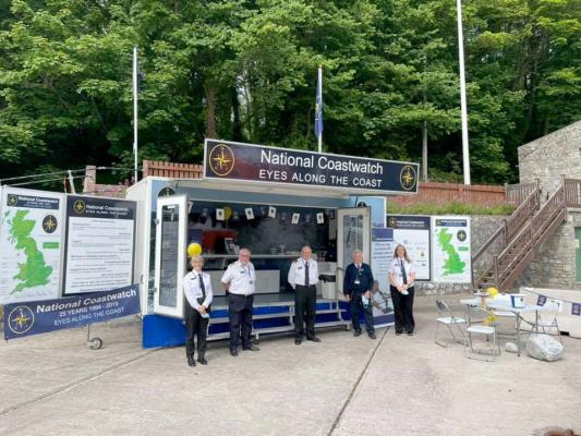 NCI Exhibition trailer at St Donat's Bay open day