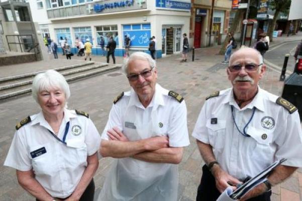 Volunteers from NCI Gosport help with Covid vaccinations