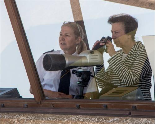 HRH The Princess Royal visits NCI Needles