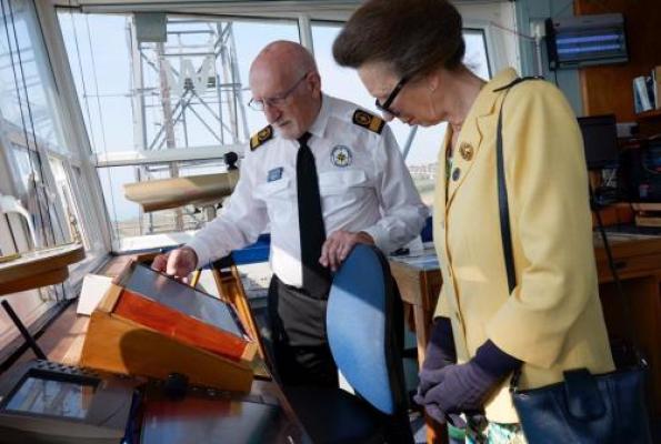 HRH The Princess Royal visits NCI Newhaven