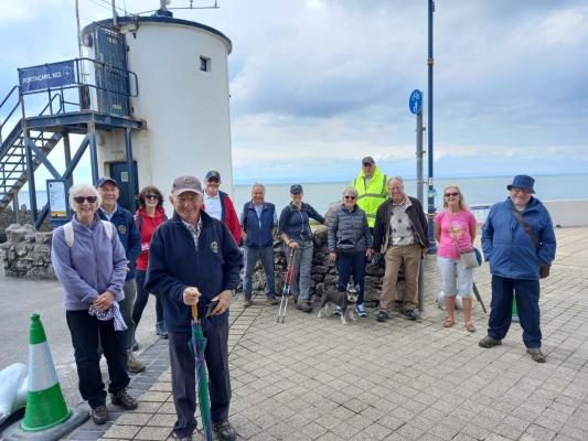 Twin Towers sponsored walk from NCI Porthcawl to St Donat's Bay