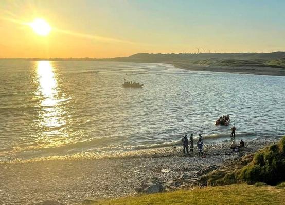 RNLI team at NCI Porthcawl