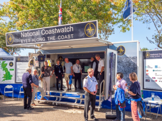 NCI Exhibition trailer at Southampton Boat show