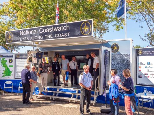 NCI exhibition trailer at the 2018 Southampton Boat Show