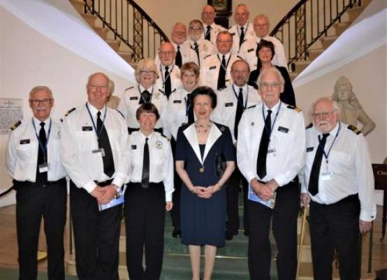 HRH The Princess Royal at the NCI Trinity House reception in London