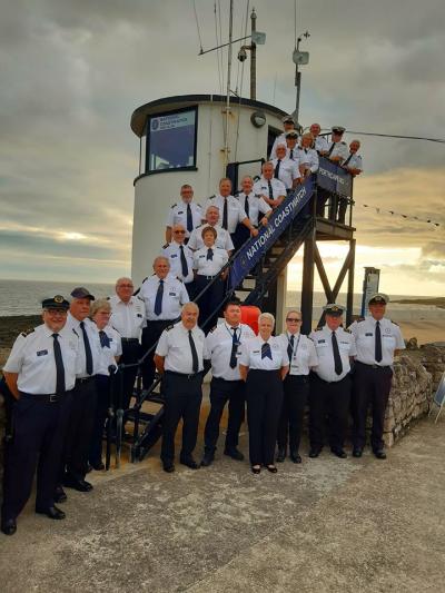 The crew outside NCI Porthcawl 