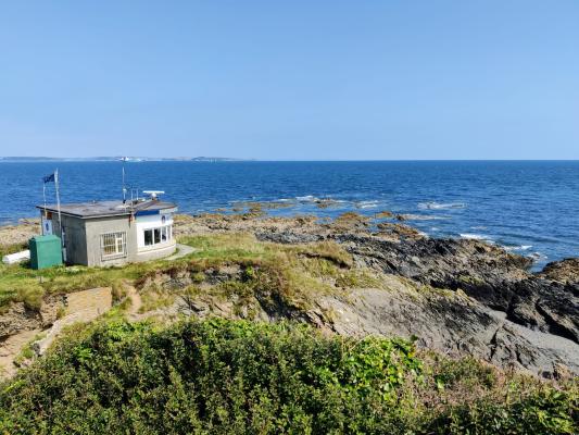 NCI Nare Point Station From The Coast Path