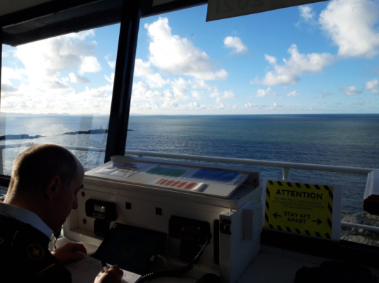 NCI Rhoscolyn view from the watch station