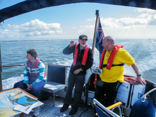 Calshot watchkeepers photograph local navigation buoys