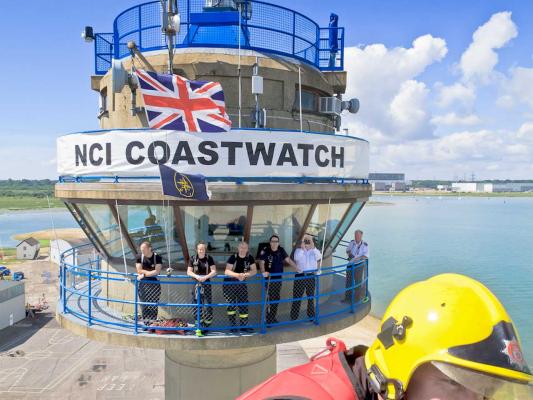 Calshot tower from the Hampshire Fire and Rescue high rise platform