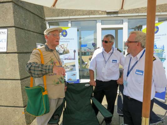 RNLI Calshot open day - 87 year old Ken Saville 