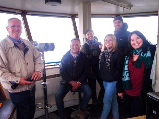 Jules Hudson and History Channel team with  local historian Colin Van Geffen filming Airfields series