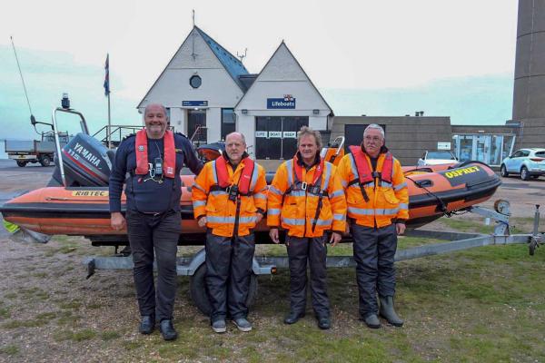 Exercise with Christchurch and Bournemouth Maritime Volunteer Service