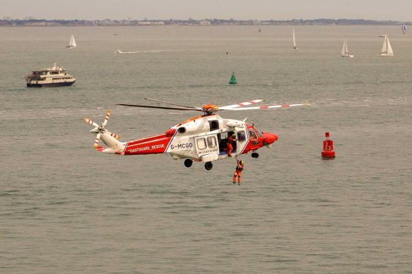 RNLI Calshot Open Day - HMCG helicopter demonstration