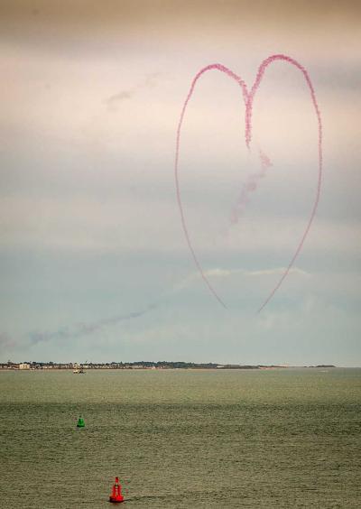 D-Day commemoration - Red Arrows over Portsmouth 