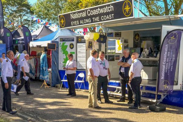 NCI Calshot Tower watchkeepers at Southampton Boat Show