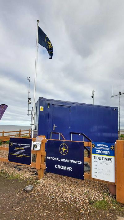 NCI Cromer - the station enclosure