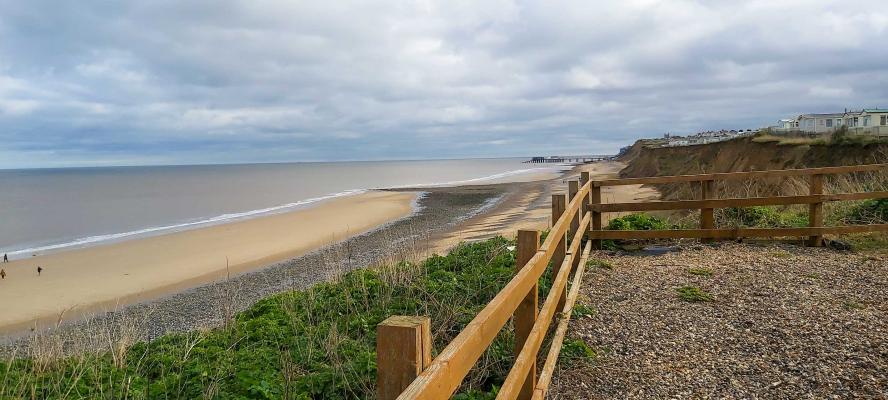 NCI Cromer  - view of the beach looking SE