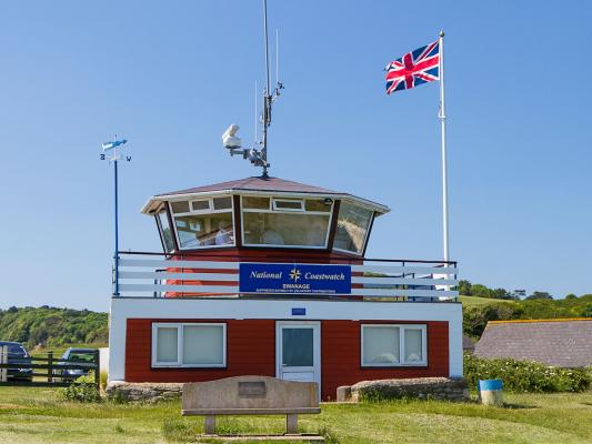 The NCI Swanage station building