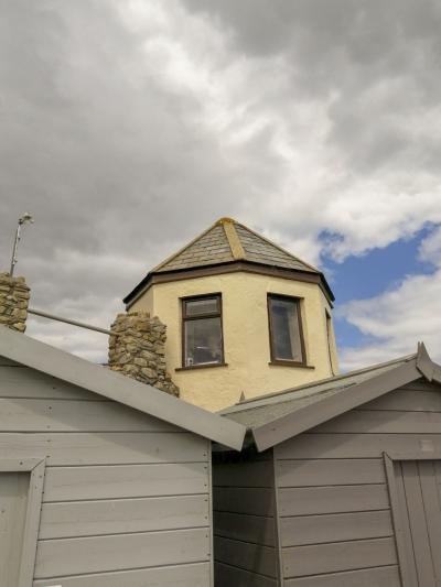 The station seen from below