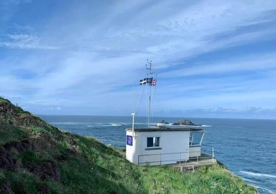 NCI Cape Cornwall lookout celebrates St Piran's day