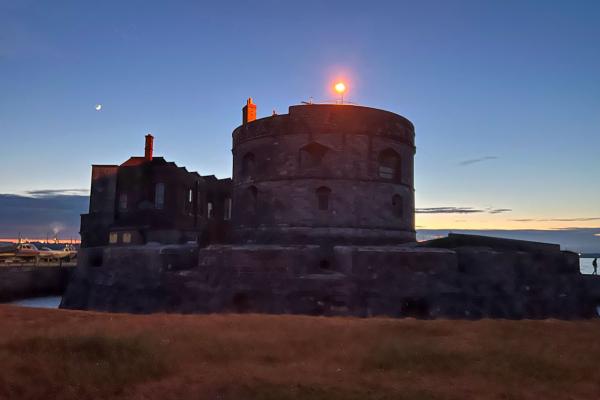 NCI Calshot Tower sponsors Platinum Jubilee Beacon on Calshot Castle