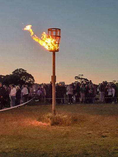 NCI Torbay's beacon for the Queen's Platinum Jubilee