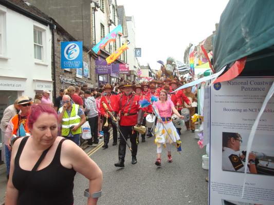 NCI Display during the Golowan Festival