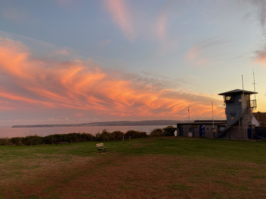 Autumn sunset at NCI Torbay