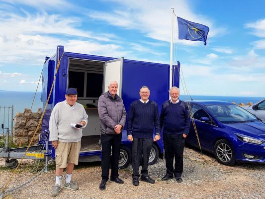 NCI trailer-mounted mobile station installed