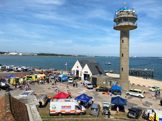 Emergency Services Day at Calshot Spit