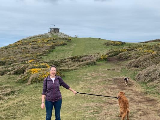 Great walk on Angelsey near NCI station