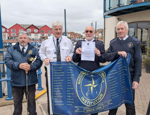 NCI 30th Anniversary Flag Handover