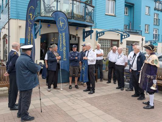 NCI 30th Anniversary Flag Handover