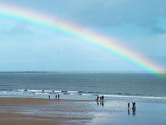 A Rainbow over Filey Bay