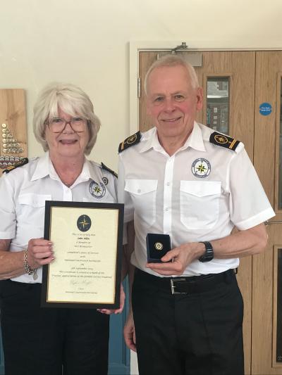 John Allen Station Manager 5 year badge