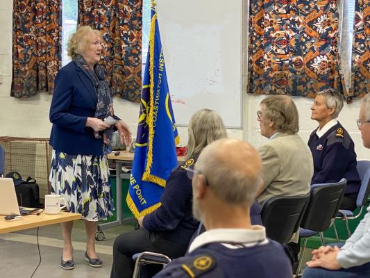 Dedication of the new Ceremonial Flag