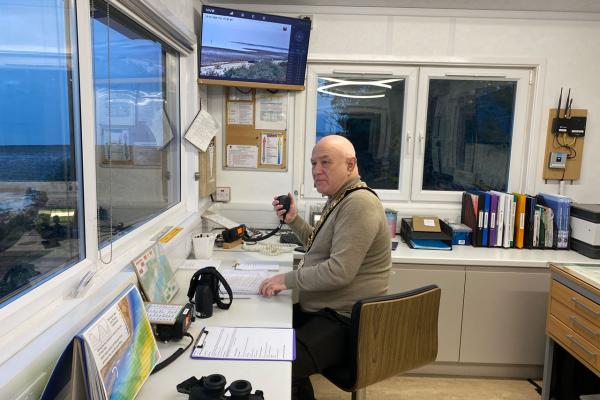 The Lord Mayor of Southampton performs the station's closing broadcast 