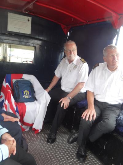 NCI 30th Anniversary - The Flag leaves NCI Lee-on-the-Solent For NCI Gosport