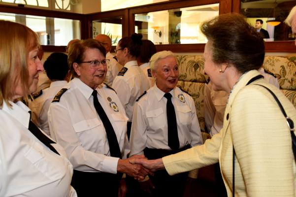 HRH the Princess Royal visits NCI Gorleston