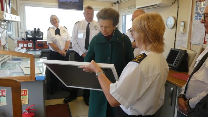 HRH the Princess Royal visits NCI Mablethorpe