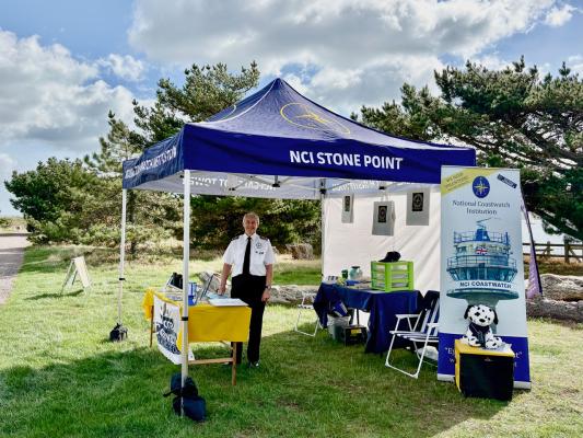 NCI stall at the "Volunteering Opportunities at Lepe" day