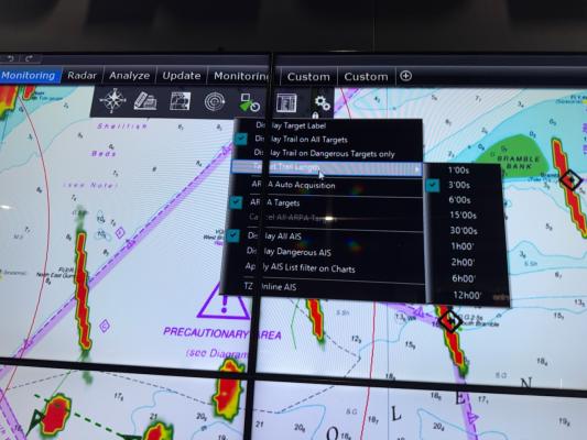Real Time Radar from Stone Point displayed at Seawork